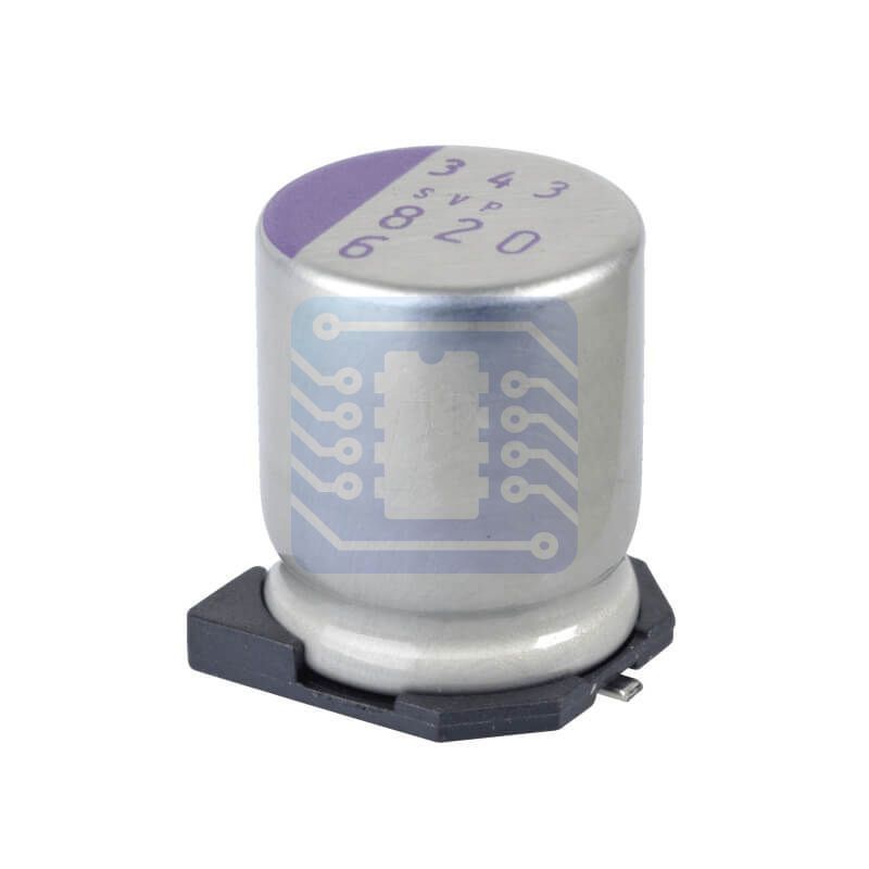 Condensador electrolitico de montaje superficial SMD