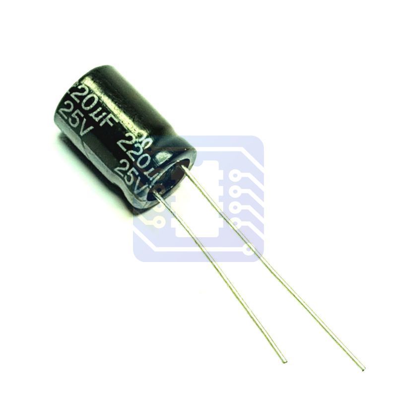 Condensador - capacitor polarizado o electrolítico DIP THT