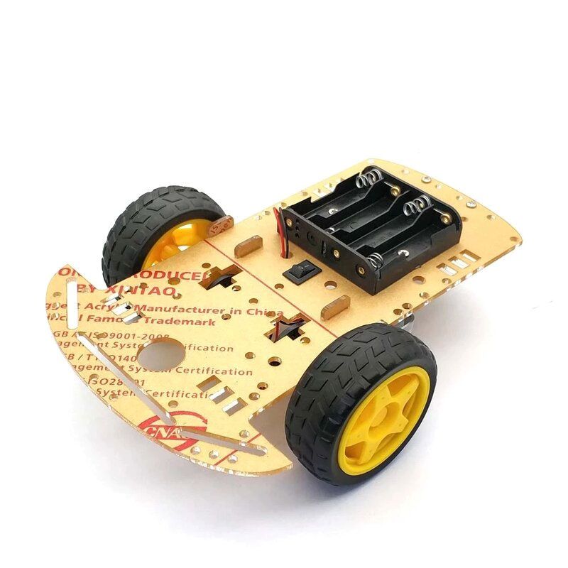 Carrito robot de 3 ruedas para Arduino, ESP, Raspberry